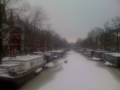 Snowy Amsterdam